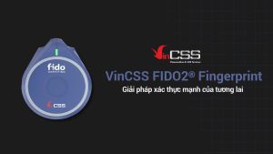Khóa bảo mật VinCSS FiDO2® Fingerprint (NFC/Bluetooth/USB-C) - Multi Factor authentication (MFA) - Security Key and passkey - Chuẩn FIDO2 - Bảo vệ tài khoản online - Hàng chính hãng