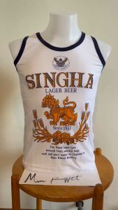 เสื้อกล้าม สกรีนลายเบียร์สิงห์