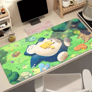 Bandai | Pokemon Snorlax & Quagsire Christmas Anime Extended Gaming Mouse Pad Non-Slip Large Desk Mat