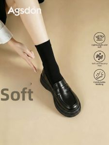 Agsdon | Summer New Black Slip-on Loafers