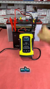 Sạc Bình Ắc Quy 6A 12V (4Ah - 140Ah) - Tự Ngắt Khử Sunfat Chống Ngược Cực