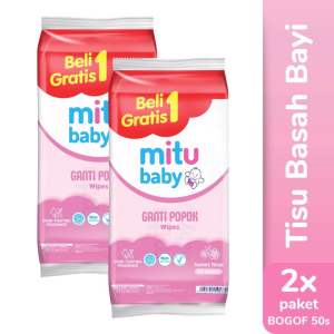 MITU Baby tisu basah baby wipes ganti popok tissue Beli 1 gratis 1 50’s