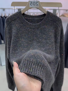 Áo Len Dệt Kim Thời Trang Đa Năng Sang Trọng Đầu Thu Đông Mới Về Cho Nữ Áo Len Cổ Tròn Tay Dài Bằng Lông Cừu Chất Lượng Cao