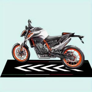 VIKAMA Motorcycle Carpet Greaseproof Non-Slip Garage Mat Motorcycle Display Mat Corridor Bedroom Carpet Home Decor