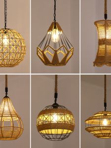 SANGEJIANGREN | Vintage Industrial Rope Chandelier