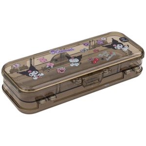 Clear Exam-use Double-layer Stationery Box for Students