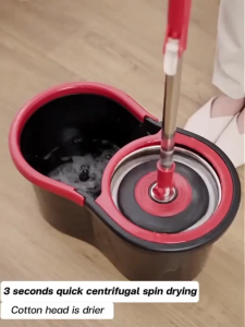 Goldstar 360 Heavy duty rotating Mop With Spinner wet and dry and Bucket Magic Spin Tornado Mop Easy Rotating Map Floor Cleaning Flat Mop