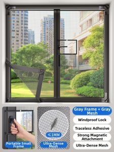 Watthour | Anti Mosquito Magnetic Removable Invisible Window Screen