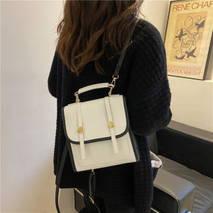 Casual Korean Style Ins Small Backpack 2021 New Fashion Trend Japanese Style Student Travel Double Shoulder Bag Leisure Travel Outdoor Student Fashion Backpack