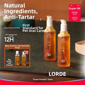 LORDE | Nước Rửa Răng Cho Thú Cưng Loại Bỏ Hôi Miệng Đá Vôi Mảng Bám