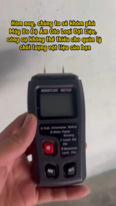 Máy đo độ ẩm gỗ - đo độ ẩm tường sơn nhà độ chính xác 0.5% TẶNG pin 9V - Kim Khí AZ