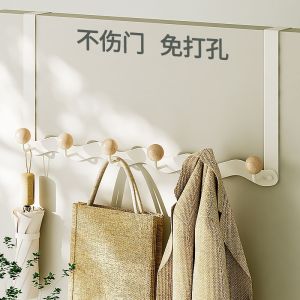 Home Use Door Back Clothes Bag Storage Hook Bedroom Door Back Storage Hanging Clothes Hook Door Top Clothes Hanger