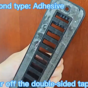 Baseball Cap Organizer: Holds 16 Hats with Strong Adhesive Wall Mount for Closet Door & Storage