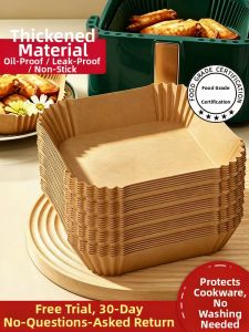 MENGCHUANG | Non-Stick Heat Resistant Paper Absorb Oil Pad