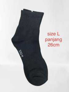 Stoking Jenama Kool - Warna Hitam Saiz Dewasa & Sekolah Cotton & Spandex