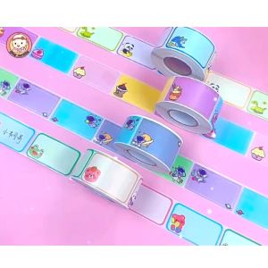 สติ๊กเกอร์ชื่อกันน้ำ 280ดวง แบบเขียนเอง สติ๊กเกอร์ติดของใช้ เด็กอนุบาล ปากกากันน้ำ Name Sticker