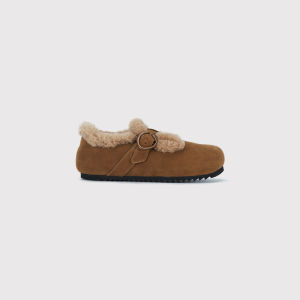ICICLE | Winter Leather and Fur Single Shoes
