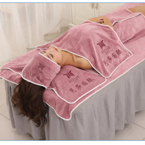 Khăn Tắm Lớn Chuyên Nghiệp Cho Phòng Làm Đẹp Khăn Quấn Đầu Dày Mềm Mại Không Rụng Logo Bộ Chăm Sóc Da Khăn Tắm