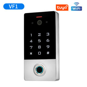 Hệ Thống Kiểm Soát Truy Cập Video WiFi Tuya Với Bàn Phím Vân Tay Vỏ Kim Loại Ngoài Trời Cho Căn Hộ Biệt Thự - Không Cần Màn Hình