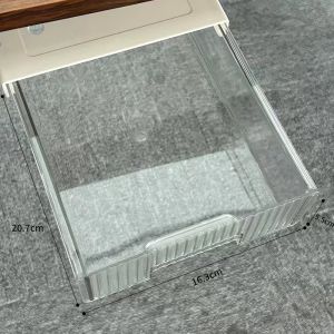 Drawer Style Transparent Storage Box Desk Expansion
