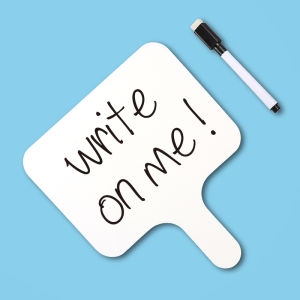 Double-Sided Handheld Tiny Whiteboard Wipable Classroom Answering Questions Repeatedly Erasing Teacher Teaching Aids Student Toddler Primary School