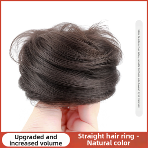 JIUQI | Traditional Style Hair Bun Wig with Full Human Hair