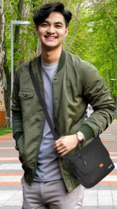 Tas Pouchbag Slingbag Selempang Pria Wanita Karasha K027