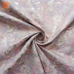 Golden Embossed Jacquard Fabric for Women Dresses Tops Fashion Clothing Material Sewing DIY