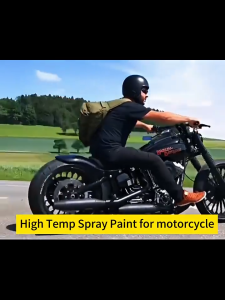 400ml Motorcycle Parts High Temp Spray Paint Exhaust Engine Coating Spray Anti-rust Without Fading