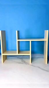 ✨ready stock✨Desktop storage rack white simple bookshelf wooden creative desktop storage rack Penyimpanan kreatif