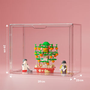 Hộp Đựng Đồ Acrylic Trưng Bày Đồ Chơi Lego Money Tree Cat Toy House of Flying Doves Hộp Đựng Đồ Chơi Cho Người Lớn Phòng Đọc Sách