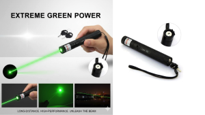 ✅ Pro-Grade 303 Green Laser Pointer Pen (532nm 5mW) | High-Power Long-Distance Beam | Includes Rechargeable 18650 Battery