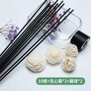 Florida Water Volatile Stick Aromatherapy Stick Rattan Perfume Diffuser Stick Dried Flower Accessories Household Indoor Fiber Rod Replacement Refill