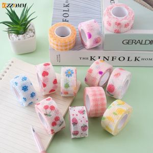 5Pcs/Lot 2.5cm Wide Self Adhesive Bandage WrapColorful Athletic Elastic Cohesive for Sports Injury: Wrist Knee & Ankle Sprains