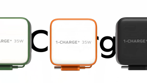 Momax UM72 Compact 35W GaN Charger with Built-in USB-C Cable for Macbook Air & Mobile Devices