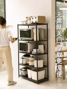 ชั้นวางของ ชั้นวางของในครัว ชั้นวางไมโครเวฟ ชั้นวางเครื่องปรุง ชั้นวางจาน ตู้กับข้าว ตู้วางของ ชั้นเข้ามุม ชั้นครัว รับน้ำหนักได้มาก