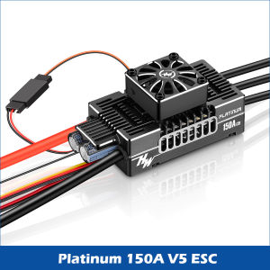 HOBBYWING Brushless ESC Platinum 25A 60A 80A 120A 150A 180A 260A 32-bit Brushless ESC For RC Helicopter Fixed Wing Aircraft