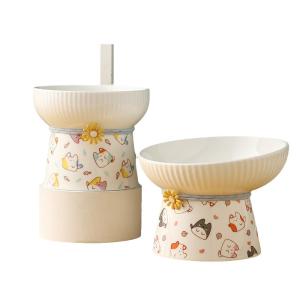 VOA | High Neck Large Capacity Sloping Cat Bowl