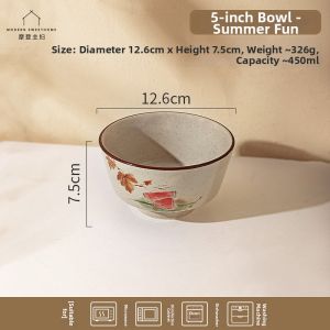 MODERN SWEETHOME | Ceramic Individual Rice Bowl