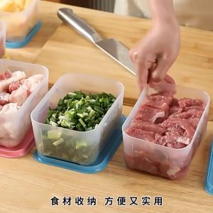 3PCS Kitchen Fresh-keeping Microwave Box Refrigerator Bowl Lunch Box Food Storage Box Tableware