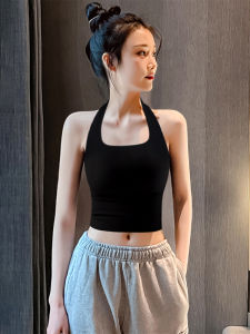 Chic Short Strapless Vest Womens Inner Wear with Chest Pad Integrated Beautiful Back Outerwear Pure Desire Unique Short Top