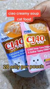 40g Ciao Pouch Creamy Fillet and Soup Fillet Cat Wet Food Pet Essentials DR Pet Supplies