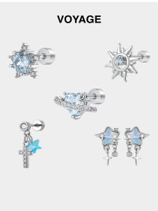 ZHENGZHAO | Blue Planet Love Zircon Earrings