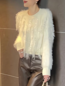 French Style Laid-back Chic Sweater