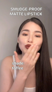 Butterfly Kisses Creamy Matte Liquid Lipstick | Toffee | 12-Hour Wear Transfer-proof