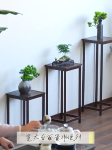 Giá đỡ hoa tre nghệ thuật đơn giản Phong cách Trung Hoa nhiều tầng trong nhà ban công giá đứng sàn hoa giá đỡ cây cảnh xanh giá đỡ hoa phòng khách