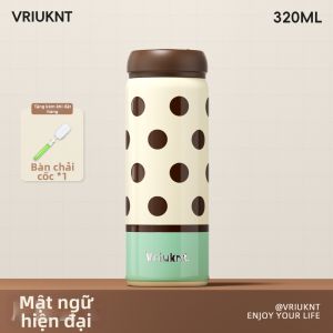 VRIUKNT | Tách Đựng Nước Inox 316 Di Động Cách Nhiệt