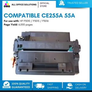 Replacement CE255A 55A Compatible Toner Cartridge for HP Printer