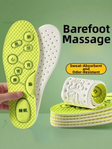 LINGMIAO | Massage Insoles for Women Pressure Point Relief Breathable Anti-Odor