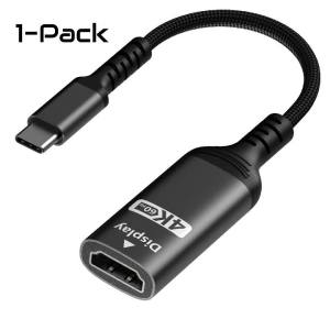 Bộ Chuyển Đổi Type C Sang HDMI 4K 60Hz Cho iPhone 15/16/17 Pro/Max MacBook Pro/Air iPad iMac - Tương Thích Thunderbolt 3/4 Truyền Video
